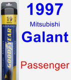 Passenger Wiper Blade for 1997 Mitsubishi Galant - Assurance