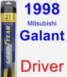 Driver Wiper Blade for 1998 Mitsubishi Galant - Assurance