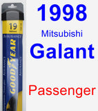 Passenger Wiper Blade for 1998 Mitsubishi Galant - Assurance