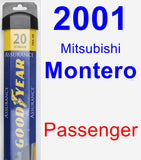 Passenger Wiper Blade for 2001 Mitsubishi Montero - Assurance