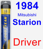 Driver Wiper Blade for 1984 Mitsubishi Starion - Assurance