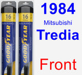 Front Wiper Blade Pack for 1984 Mitsubishi Tredia - Assurance