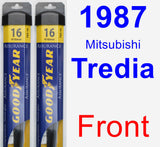 Front Wiper Blade Pack for 1987 Mitsubishi Tredia - Assurance