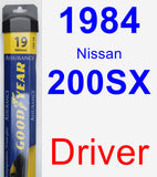 Driver Wiper Blade for 1984 Nissan 200SX - Assurance