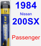 Passenger Wiper Blade for 1984 Nissan 200SX - Assurance