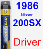 Driver Wiper Blade for 1986 Nissan 200SX - Assurance