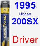 Driver Wiper Blade for 1995 Nissan 200SX - Assurance