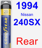 Rear Wiper Blade for 1994 Nissan 240SX - Assurance