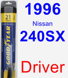 Driver Wiper Blade for 1996 Nissan 240SX - Assurance