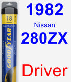 Driver Wiper Blade for 1982 Nissan 280ZX - Assurance