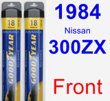 Front Wiper Blade Pack for 1984 Nissan 300ZX - Assurance