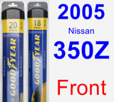 Front Wiper Blade Pack for 2005 Nissan 350Z - Assurance