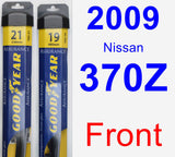 Front Wiper Blade Pack for 2009 Nissan 370Z - Assurance