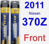 Front Wiper Blade Pack for 2011 Nissan 370Z - Assurance