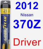 Driver Wiper Blade for 2012 Nissan 370Z - Assurance