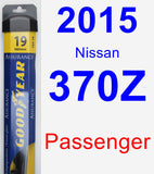 Passenger Wiper Blade for 2015 Nissan 370Z - Assurance