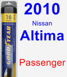 Passenger Wiper Blade for 2010 Nissan Altima - Assurance