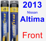 Front Wiper Blade Pack for 2013 Nissan Altima - Assurance