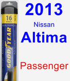 Passenger Wiper Blade for 2013 Nissan Altima - Assurance