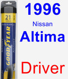 Driver Wiper Blade for 1996 Nissan Altima - Assurance