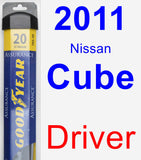 Driver Wiper Blade for 2011 Nissan Cube - Assurance
