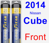 Front Wiper Blade Pack for 2014 Nissan Cube - Assurance