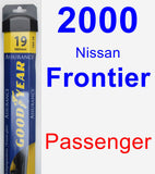 Passenger Wiper Blade for 2000 Nissan Frontier - Assurance