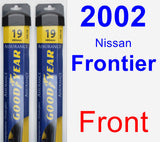 Front Wiper Blade Pack for 2002 Nissan Frontier - Assurance