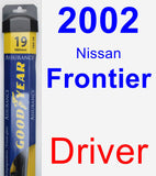 Driver Wiper Blade for 2002 Nissan Frontier - Assurance