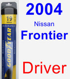 Driver Wiper Blade for 2004 Nissan Frontier - Assurance