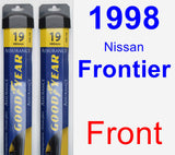 Front Wiper Blade Pack for 1998 Nissan Frontier - Assurance