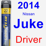 Driver Wiper Blade for 2014 Nissan Juke - Assurance