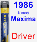 Driver Wiper Blade for 1986 Nissan Maxima - Assurance