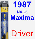 Driver Wiper Blade for 1987 Nissan Maxima - Assurance