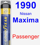 Passenger Wiper Blade for 1990 Nissan Maxima - Assurance