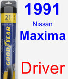 Driver Wiper Blade for 1991 Nissan Maxima - Assurance