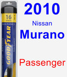 Passenger Wiper Blade for 2010 Nissan Murano - Assurance