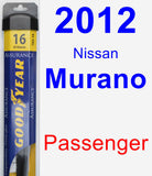 Passenger Wiper Blade for 2012 Nissan Murano - Assurance