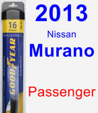 Passenger Wiper Blade for 2013 Nissan Murano - Assurance