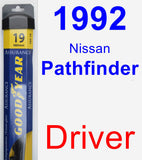 Driver Wiper Blade for 1992 Nissan Pathfinder - Assurance