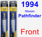 Front Wiper Blade Pack for 1994 Nissan Pathfinder - Assurance