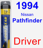 Driver Wiper Blade for 1994 Nissan Pathfinder - Assurance