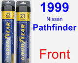 Front Wiper Blade Pack for 1999 Nissan Pathfinder - Assurance