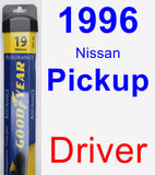 Driver Wiper Blade for 1996 Nissan Pickup - Assurance