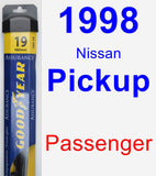 Passenger Wiper Blade for 1998 Nissan Pickup - Assurance