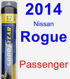 Passenger Wiper Blade for 2014 Nissan Rogue - Assurance