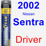 Driver Wiper Blade for 2002 Nissan Sentra - Assurance