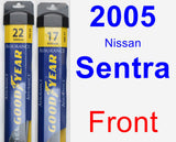 Front Wiper Blade Pack for 2005 Nissan Sentra - Assurance