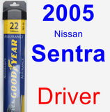 Driver Wiper Blade for 2005 Nissan Sentra - Assurance