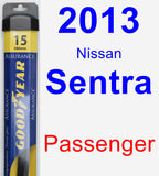 Passenger Wiper Blade for 2013 Nissan Sentra - Assurance